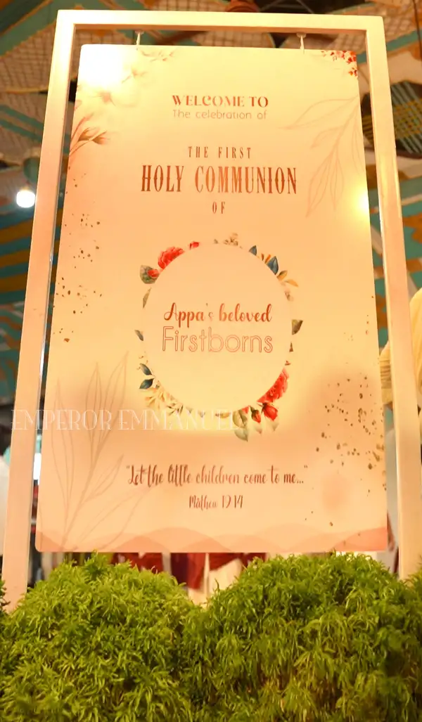ആദ്യ കുർബാന May, 2026